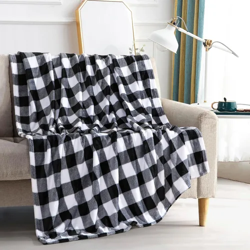 Miniatura 38 de Elegant Comfort Velvet Touch Ultra Lujosa Manta/Frazada de Vellón con Estampado Navideño de Vacaciones - 50 x 60 pulgadas, (Flor de Pascua), 50 x 60