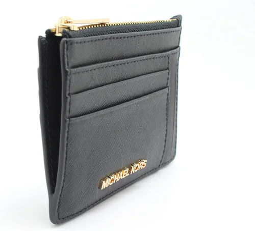 Miniatura 6 de Michael Kors Jet Set Travel - Funda pequeña para tarjetas de doble cara color negro