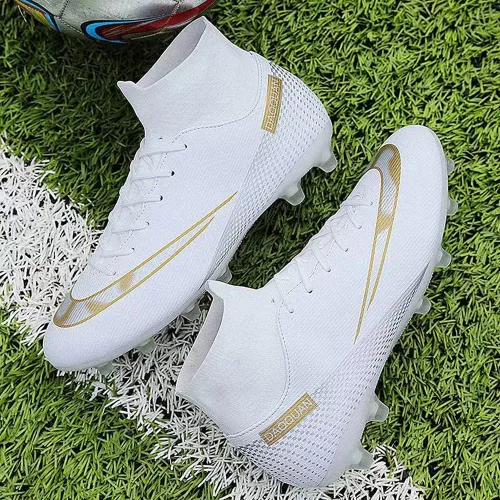 Miniatura 7 de World Student Games - Zapatos de entrenamiento de fútbol profesional con tacos altos transpirables para deportes al aire libre TFAG