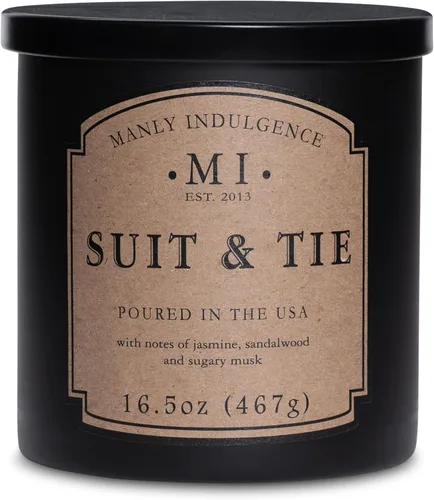 Miniatura 16 de Manly Indulgence Last Call - Velas perfumadas para hombres, 2 mechas, 16.5 onzas, cera de mezcla de soja premium, 60 horas de combustión, velas
