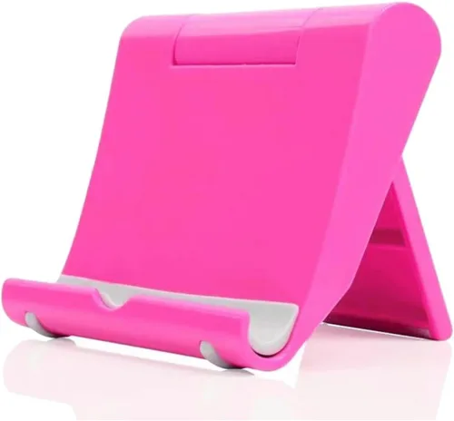 Soporte para Teléfono Celular de Escritorio Plegable Soporte para Teléfono Celular de Escritorio Soporte para Tableta Base para Teléfono Móvil, Rosa