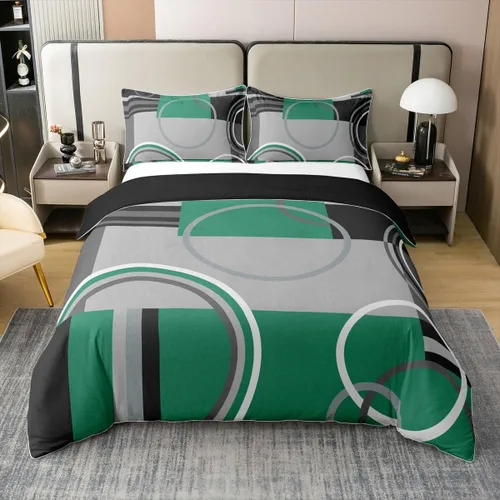 Miniatura 37 de Erosebridal Bohemian 100% Natural Cotton Duvet Cover Twin Country Southwestern Bedding Set Boho Aztec Arrows Diamond Comforter Cover Black Gray