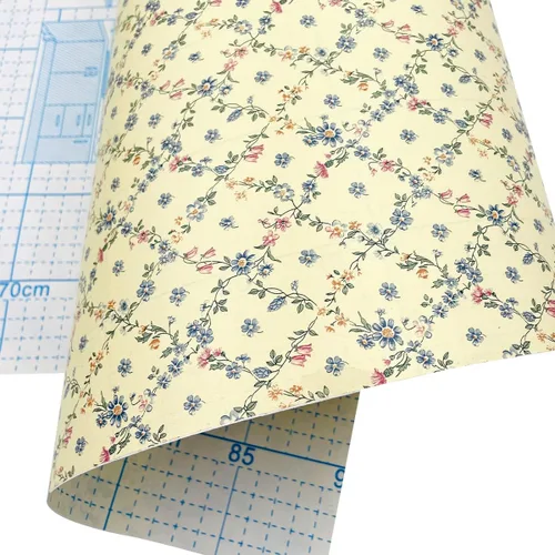 Miniatura 6 de Rollo de papel tapiz floral de 14.7 pies para despegar y pegar, removible, impermeable, renovar la superficie de los muebles (177 x 17.7 pulgadas)