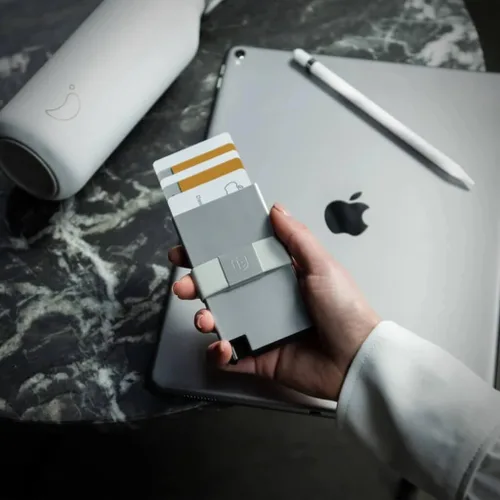 Miniatura 4 de Ekster Aluminum Cardholder Wallet for Men Metal Wallets with RFID Blocking Layer Slim & Minimalist Aluminum Wallet with Push Button for Quick