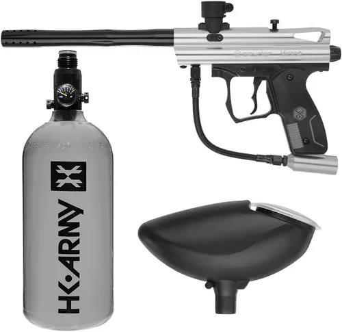 Miniatura 8 de Kit de pistola para paintball Action Village Kingman Spyder Victor Entry (Azul brillante)