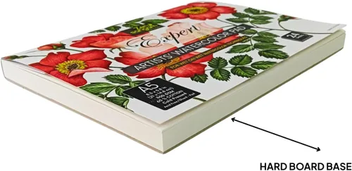 Miniatura 4 de Zen Sangam - Bloc de papel para bocetos (7.1 in x 2.0 in), acuarela, 300 GSM, 60% algodón, prensado en frío, 24 hojas (48 páginas), papel
