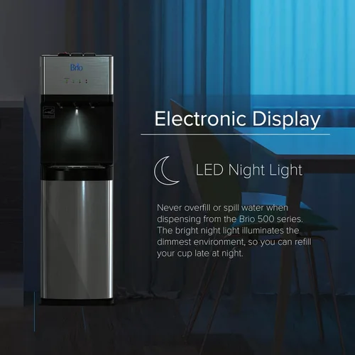 Miniatura 5 de Brio 520 UV - Dispensador de agua con refrigeración sin botella, autolimpiante, Certificado UL Filtración integrada de 2 etapas