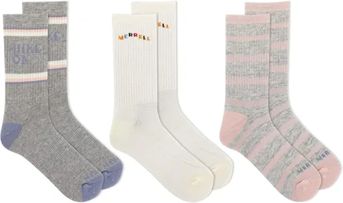 Miniatura 12 de Merrell Paquete de 3 calcetines de senderismo para mujer (pestaña de corte bajo/cuarto/tripulación)