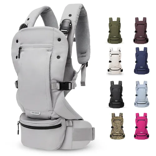 Miniatura 11 de Colugo Portabebés - Portabebés para recién nacidos a niños pequeños, ajustable, ligero, transpirable para recién nacidos hasta 33 libras