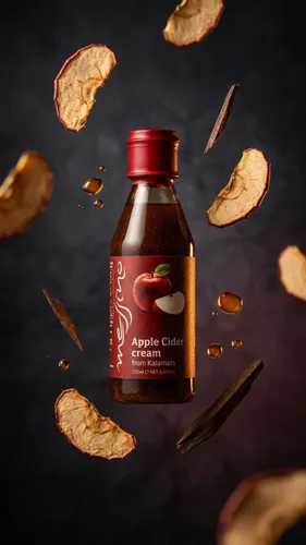 Miniatura 7 de Messino Esmalte balsámico de sidra de manzana, 8.5 fl oz - Reducción balsámica de manzana dulce para rociar, ensaladas y acabado