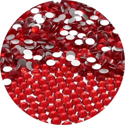 Miniatura 10 de NCB 288 diamantes de imitación de cristal redondos para arte de uñas, con parte trasera plana, para hacer accesorios de bricolaje, zapatos, ropa