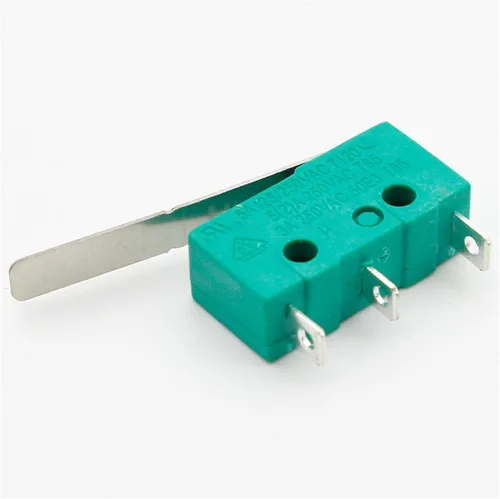 Miniatura 3 de 10 unids 3-pin Micro Touch Switch NO+NC 3a/5a 125VAC 250VAC Mini interruptor de límite Micro interruptor micro interruptor con 1.142 in barra larga