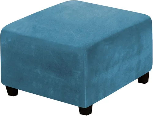 Miniatura 43 de H.Versailtex. - Funda de terciopelo elástico ajustable, rectangular, para taburete o caja de almacenamiento,1 pieza, elástica, ajustable