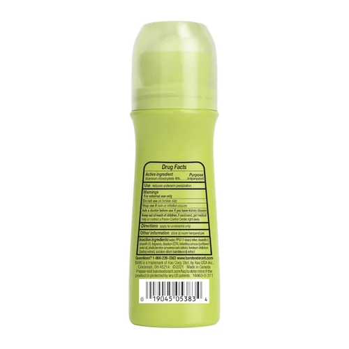 Miniatura 11 de Ban Desodorante Antitranspirante Roll-on Invisible para Mujeres y Hombres, Protección contra Olor y Sudor de Axilas por 24 Horas, Powder Fresh, 3.5