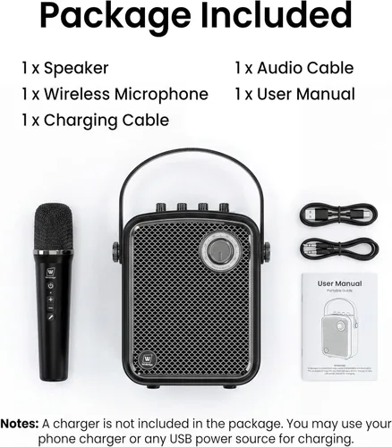 Miniatura 9 de Amplificador de voz de 70 W para profesores de enseñanza/hablar en público/altavoz PA portátil de metal de karaoke, micrófono inalámbrico de mano