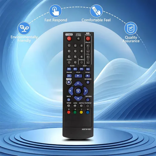 Miniatura 2 de AKB73615801 - Control remoto de repuesto para LG Blu-Ray DVD Player BP125 BD220 BD630 BP125N BP135W-N BP200 BP220 BP320N BP120N BP120N BP320N BP320N
