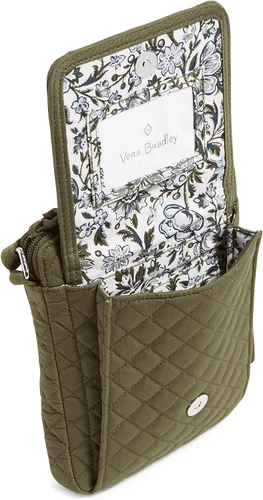 Miniatura 3 de Vera Bradley Mini bolso cruzado hipster de algodón con protección RFID