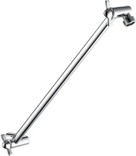 Miniatura 10 de BRIGHT SHOWERS Extensor de brazo de ducha de latón para lluvia y cabezal de ducha de mano, brazo de extensión universal de 14 pulgadas, altura