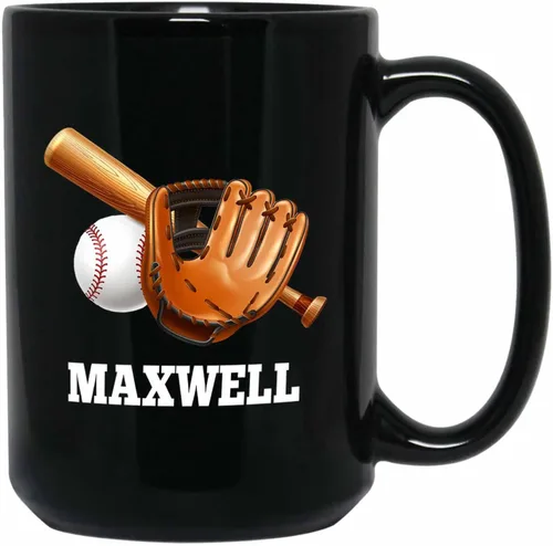 Miniatura 9 de Taza de café de fútbol personalizada con nombre, regalos para hombres, mujeres, amantes del fútbol, taza de cerámica negra personalizada de 11 onzas