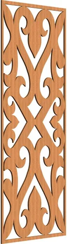 Miniatura 37 de Keene Paneles de pared decorativos de madera con calado, 9 3/8 pulgadas de ancho x 24 3/8 pulgadas de alto x 1/4 de alto, roble rojo rojo (Red Oak)