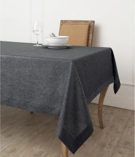 Miniatura 10 de Solino Home - Mantel de lino azul rey de 52 x 52 pulgadas - 100% lino puro cuadrado - Athena, mantel lavable a máquina para Navidad, Año Nuevo