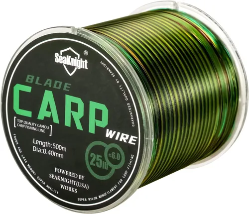 Miniatura 21 de Línea de pesca monofilamento SeaKnight Blade, 547 yardas/1094 yardas de material japonés, alta resistencia a la abrasión, baja ductilidad y memoria