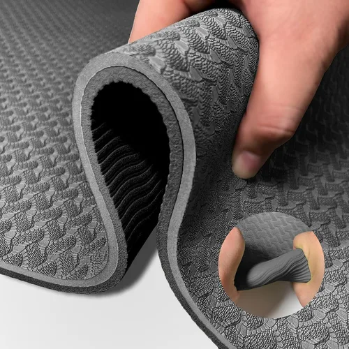 Miniatura 8 de Yoga Mat 1/3" (8mm) Thick Non-Slip, Women Men Fitness & Exercise Mat, 72"Lx24"W Eco-Friendly TPE Workout Mat with Carrying Strap for Yoga, Pilates