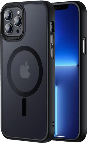 Miniatura 131 de Tigowos Magnetic Guardian - Funda diseñada para iPhone 11 Pro [probada en caídas de grado de 10 pies y compatible con MagSafe] Funda delgada Negro