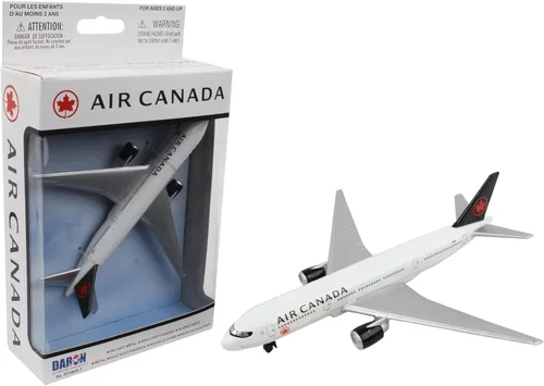 Avión individual Daron Air Canada de metal fundido S modelo de juguete con piezas de plástico para niños de 3+ años