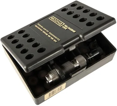 Miniatura 3 de Redding Juego de troqueles prémium para cartuchos de pistola de cuello de botella, troqueles de recarga precisos de alto rendimiento con gran cono
