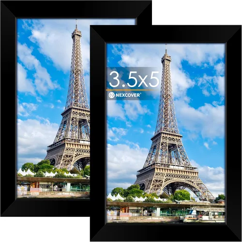 Miniatura 10 de NEXCOVER Portarretratos de 8.5 x 11 pulgadas, color negro, 10 unidades, marcos de fotos de 8.5 x 11 pulgadas con plexiglás HD inastillable, marcos