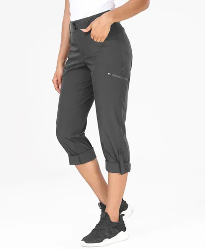 Miniatura 2 de Holipick Pantalones cargo de senderismo para mujer, ligeros, de secado rápido, impermeables, para exteriores, campamento, viajes, golf