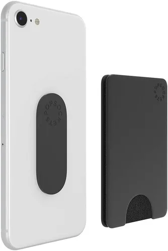 Miniatura 4 de PopSockets Billetera para teléfono, tarjetero para teléfono, billetera sin agarre, color negro