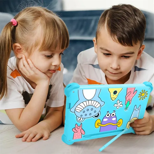 Miniatura 7 de Tableta infantil de 7 pulgadas para niños, tableta Android de 32 GB con funda incluida, WiFi, Bluetooth, pantalla IPS, control parental, tabletas