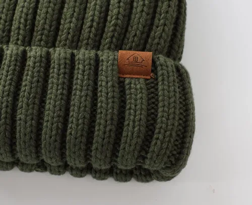 Miniatura 7 de Home Prefer Gorro de invierno para hombre, con forro polar de lana, gorro de punto cálido