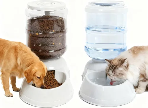 Miniatura 7 de Comedero automático para perros, dispensador de comederos para perros grandes, estación de alimentación automática de 3 galones por gravedad