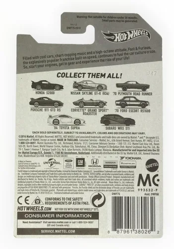 Miniatura 2 de Hot Wheels 2017 RÁPIDO Y FURIOSO 70 FORD ESCORT RS1600 RARO 6/8