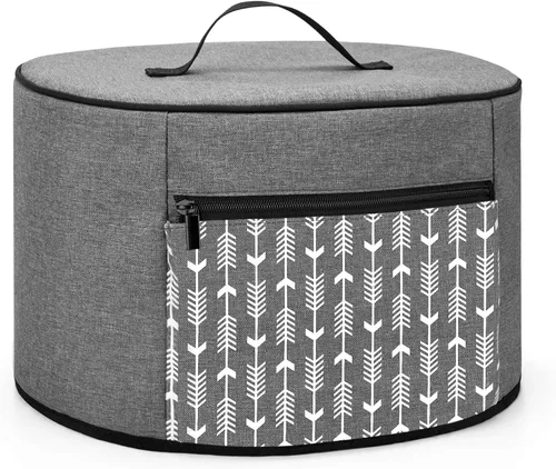 Miniatura 9 de YARWO Cubierta antipolvo para olla de cocción lenta compatible con olla de cocción lenta y Hamilton Beach de 6 a 8 cuartos de galón, cubierta libre