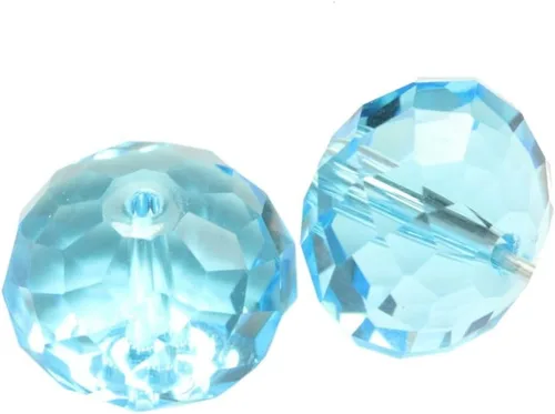 Miniatura 36 de 50 cuentas de cristal Adabele austriaco de 0.394 pulgadas facetadas sueltas Rondelle Siam rojo espaciador compatible con cristales de Swarovski 5040