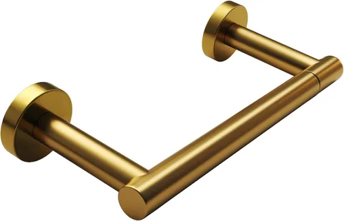 Miniatura 8 de POKIM Soporte de papel higiénico negro mate, soporte de rollo de papel higiénico giratorio de doble poste de acero inoxidable para montaje en pared