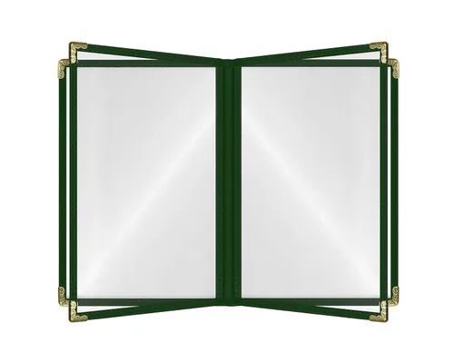 Miniatura 63 de Goodsmart - Fundas para menú de restaurante, paquete de 25 unidades, color negro, 2 vistas, soportes para menú de carga superior, cubiertas