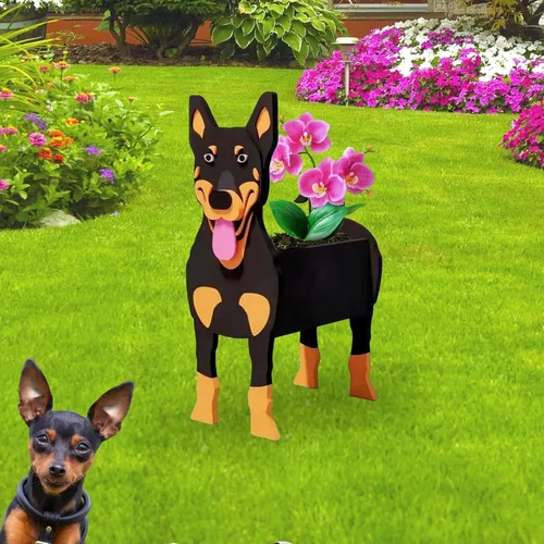 Miniatura 52 de Maceta de Perro English Springer Spaniel, Macetas de Plantas, Bonita Maceta de Jardín para Perros, Macetas de Perro Regalos de Cumpleaños