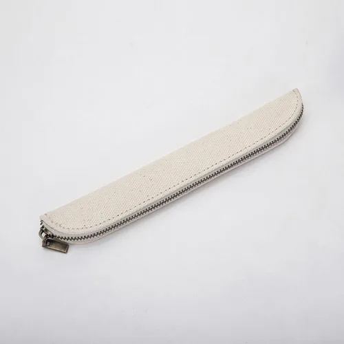 Miniatura 8 de Estuche de lona Cartucheras De Maquillaje Pure Color Simple Mini (Beige, S)