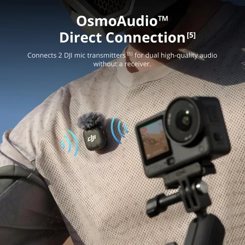Miniatura 7 de DJI Osmo Action 6 Combo estándar, cámara de acción impermeable de 8K con sensor cuadrado de 1/1.1", apertura variable de f/2.0–f/4.0, Rocksteady