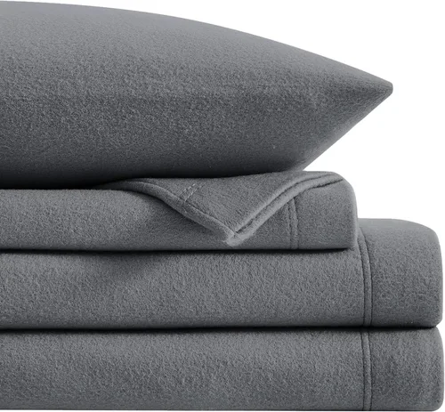 Miniatura 27 de Softan Sábanas de Vellón Tamaño Full, Suaves Como Franela, Sábanas de Felpa Cálidas y Esponjosas, Ropa de Cama de Microvellón Polar de Terciopelo
