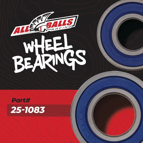 Miniatura 2 de All Balls Racing 25-1083 Kit de juntas de rodamiento de rueda compatible con/reemplazo para Honda
