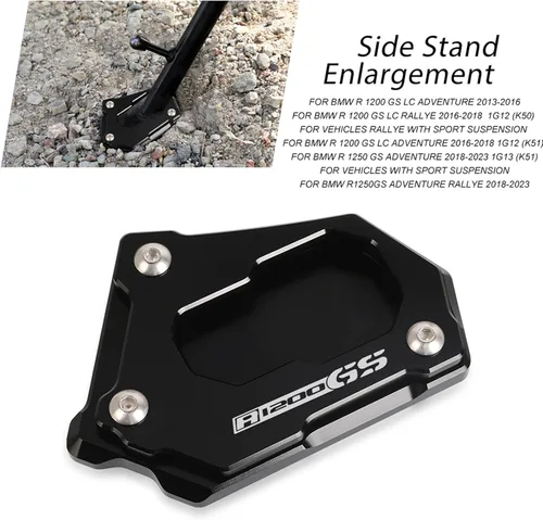 Miniatura 4 de Soporte lateral CNC para motocicleta, placa de extensión para BMW R 1200 GS LC R1200GS ADV R1250GS Adventure 2013 2022 (color : A R1200Gs)