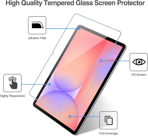 Miniatura 3 de ProCase 1 protector de pantalla para tablet Galaxy Tab S11 / S10 Lite/S10 FE / S9 FE / S9 / S8 / S7 (11 y 10.9 pulgadas), protector de película