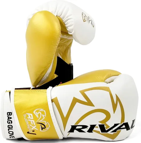 Miniatura 10 de Guantes de boxeo RIVAL RFX-Guerrero-V para bolsa de entrenamiento, con relleno de espuma multicapa (HDEF), cuero premium, sistema Wrist Lock 2