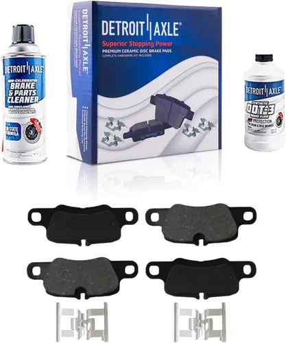 Miniatura 28 de Detroit Axle - Pastillas de Freno Delantero para Mercedes- Benz C230 C250 C300 SLK250, Pastillas de Freno Cerámica w/Reemplazo de Hardware